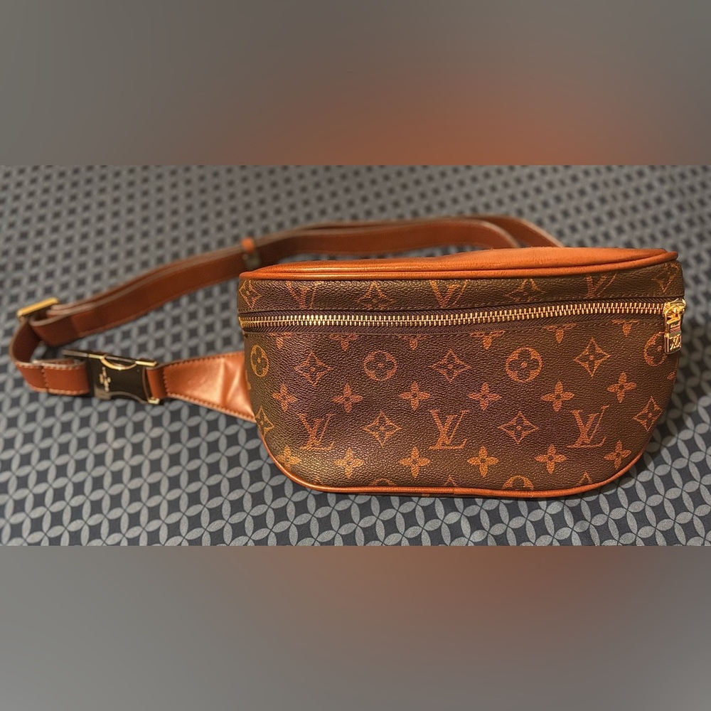 Louis Vuitton Brown and Tan Monogram Belt Bag